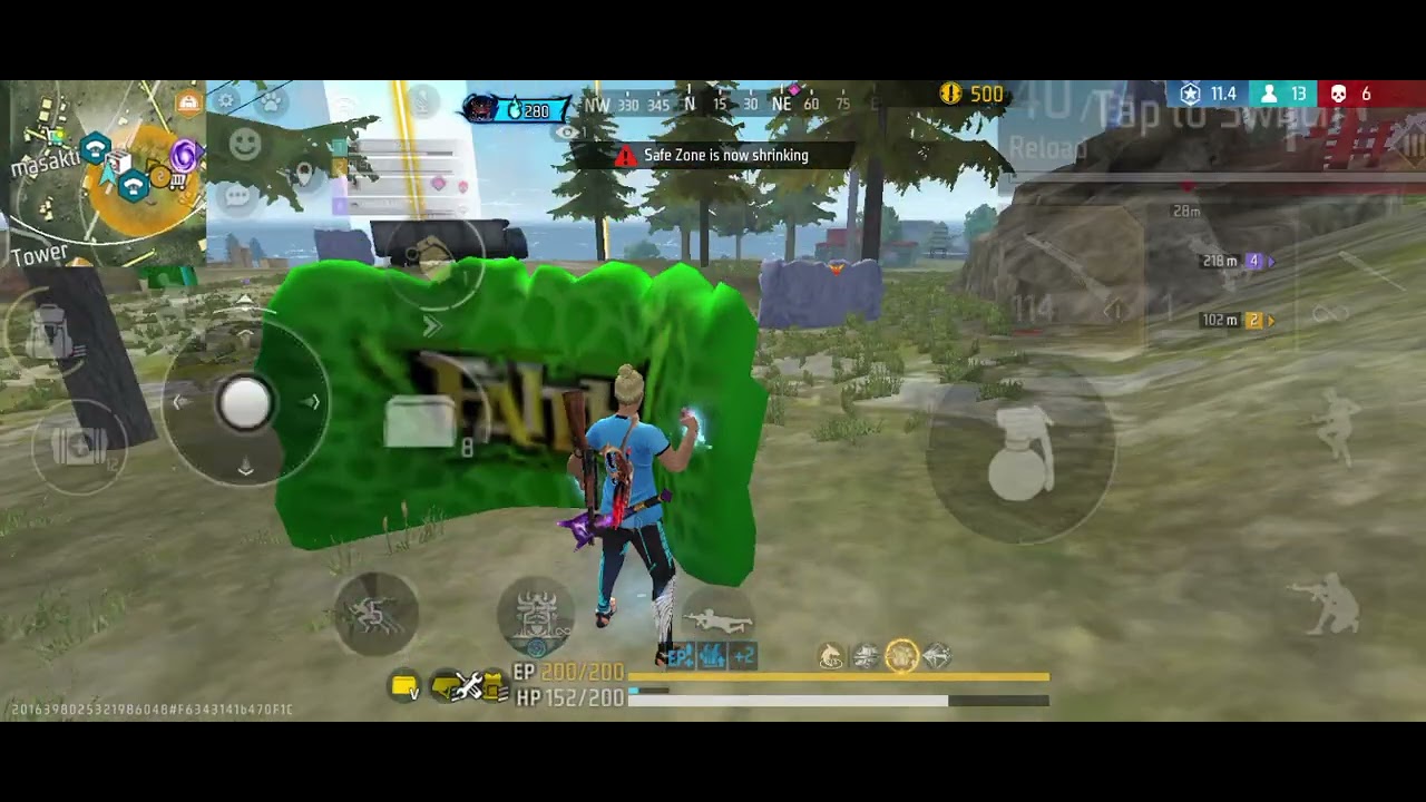 RANDOM MATCH GENDONG TIM SAMPAI BOOYAH #freefire 