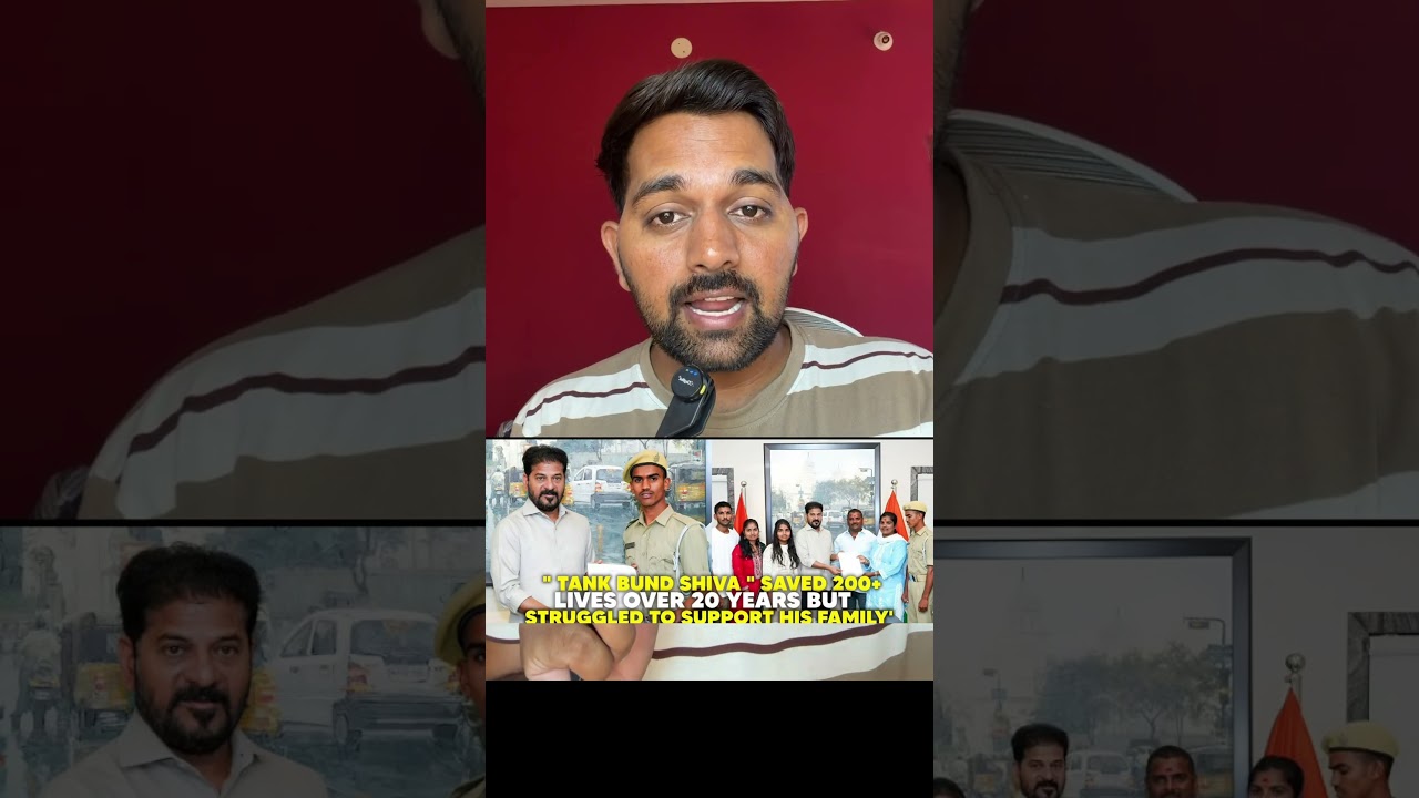 Tank Bund Shiva: CM Revanth Helps Hussain Sagar Lifesaver | Emotional Story