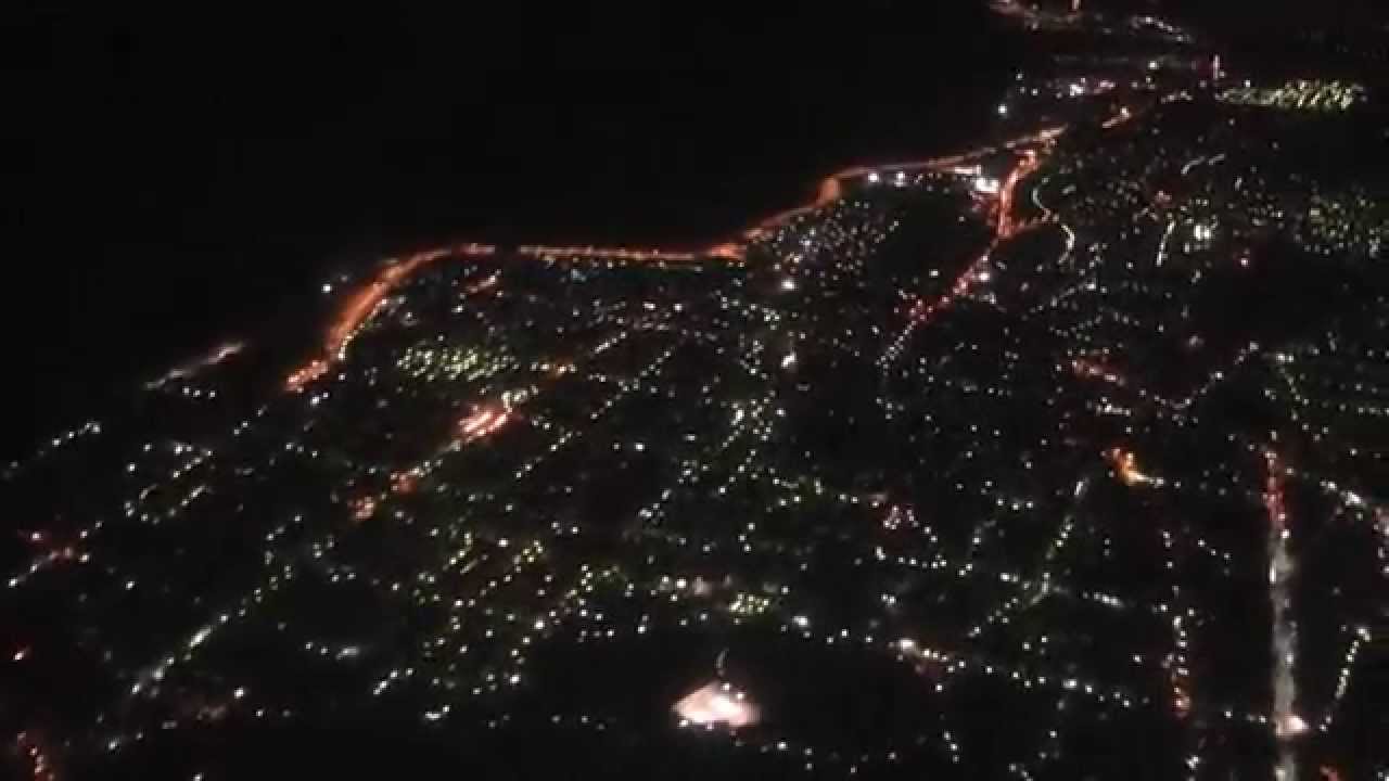 Night landing on Rhodes Airport 🧿