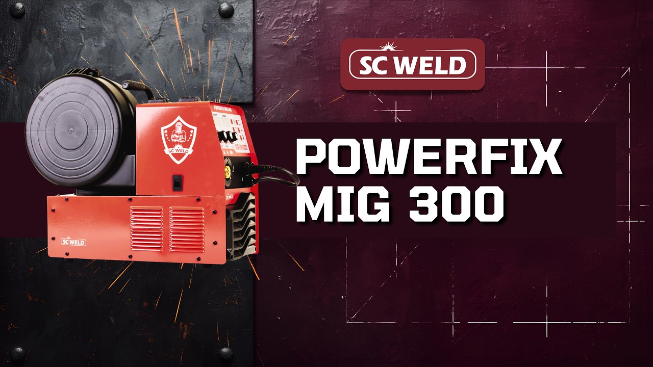 POWERFIX MIG300: O Monstro da Solda MIG da SC WELD!