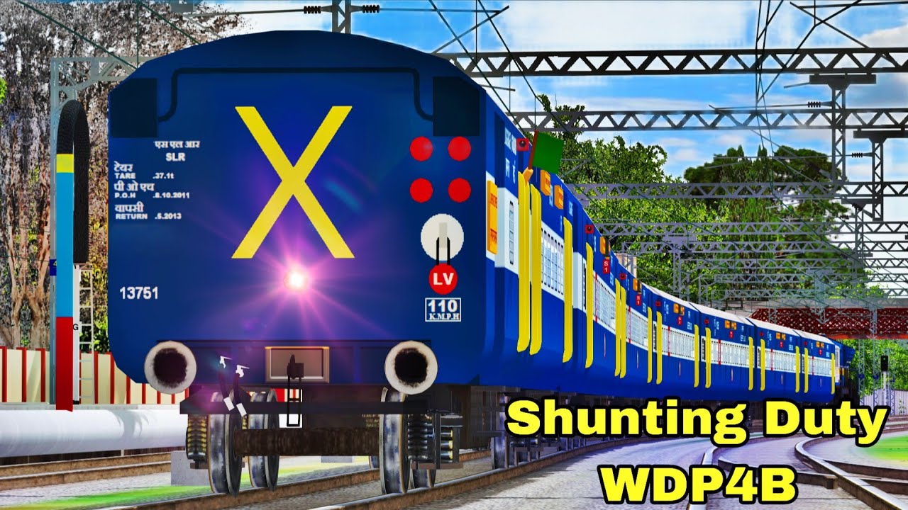 WDP4B SHUNTING DUTY EXPRESS TRAIN | BUMPY RAILROADS |