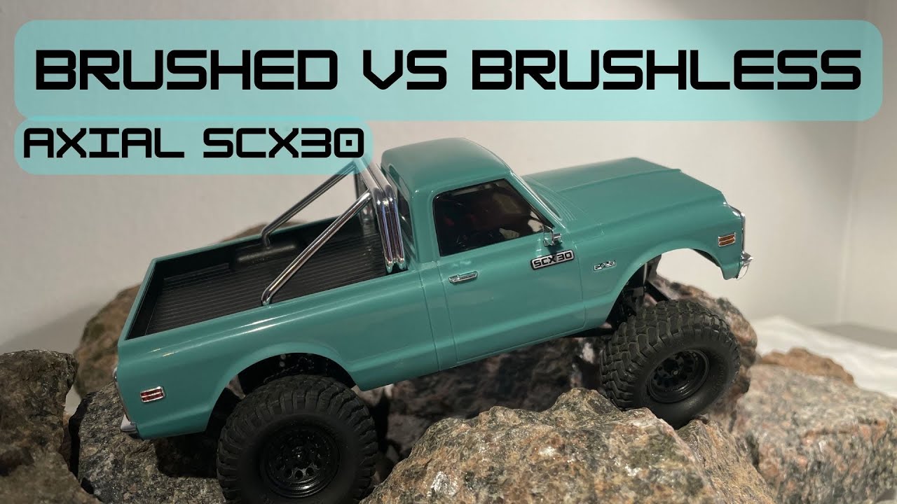 Brushed vs brushless Axial SCX30