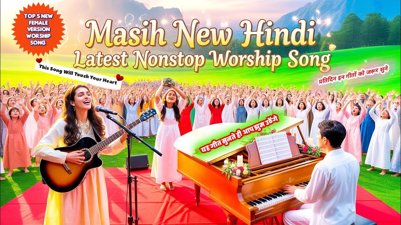 तेरे वचनों में है जीवन मेरा | Masih New Hindi Latest Nonstop Worship Song | Top 5 Female Version.