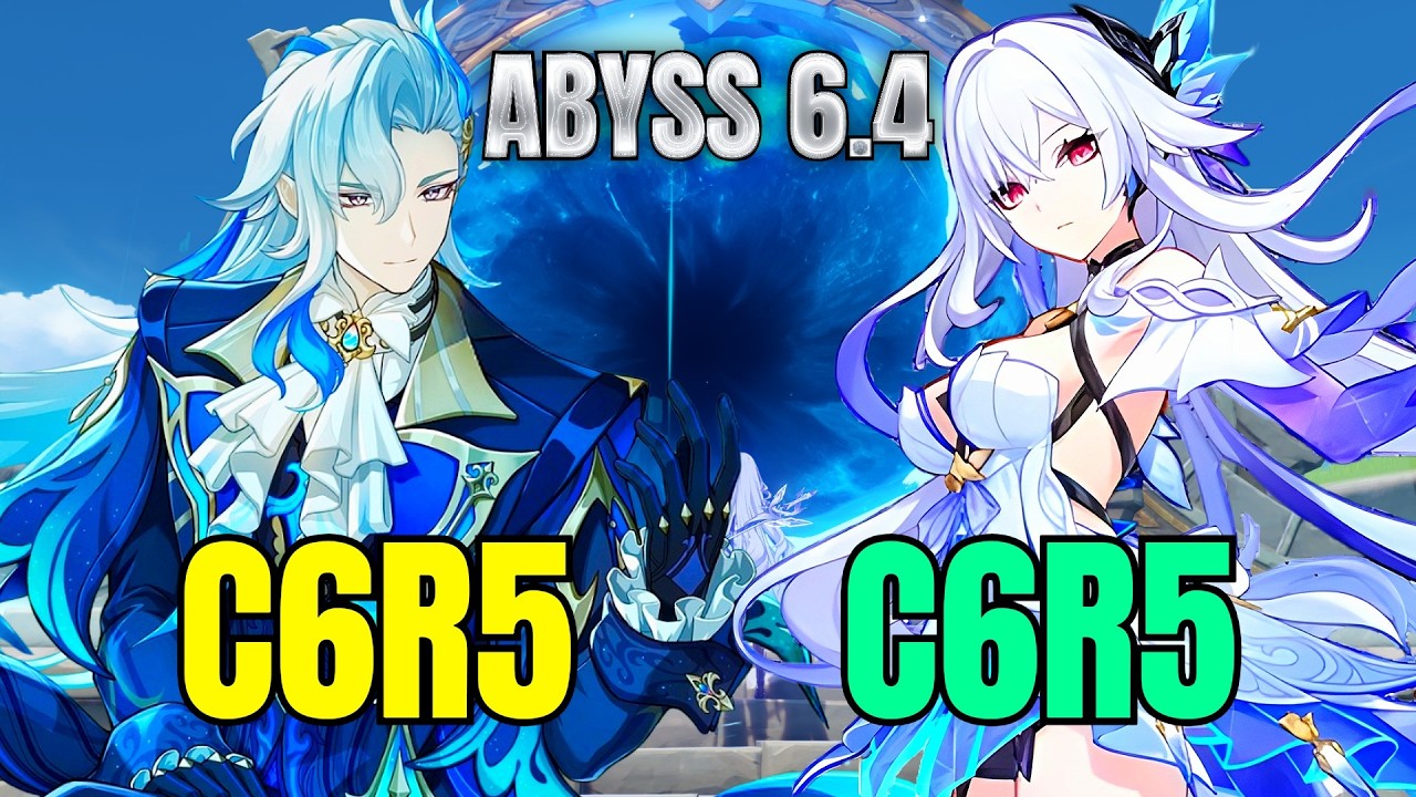 NEW Spiral Abyss (6.4) - C6R5 Neuvillette x C6R5 Skirk - Destroy Floor 12 INSANE Clear