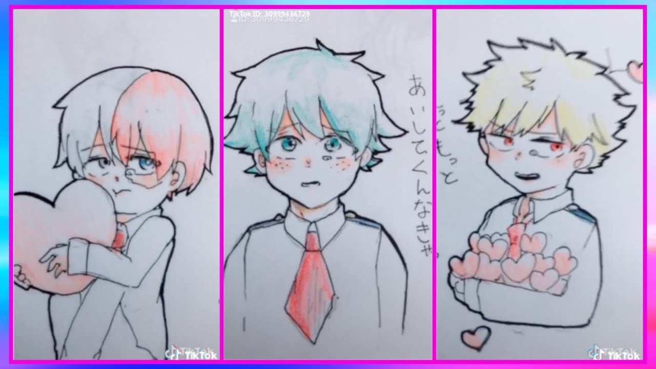 ★ヒロアカ#イラスト | 僕のヒーローアカデミア集! ティックトックヒロアカまとめ#1