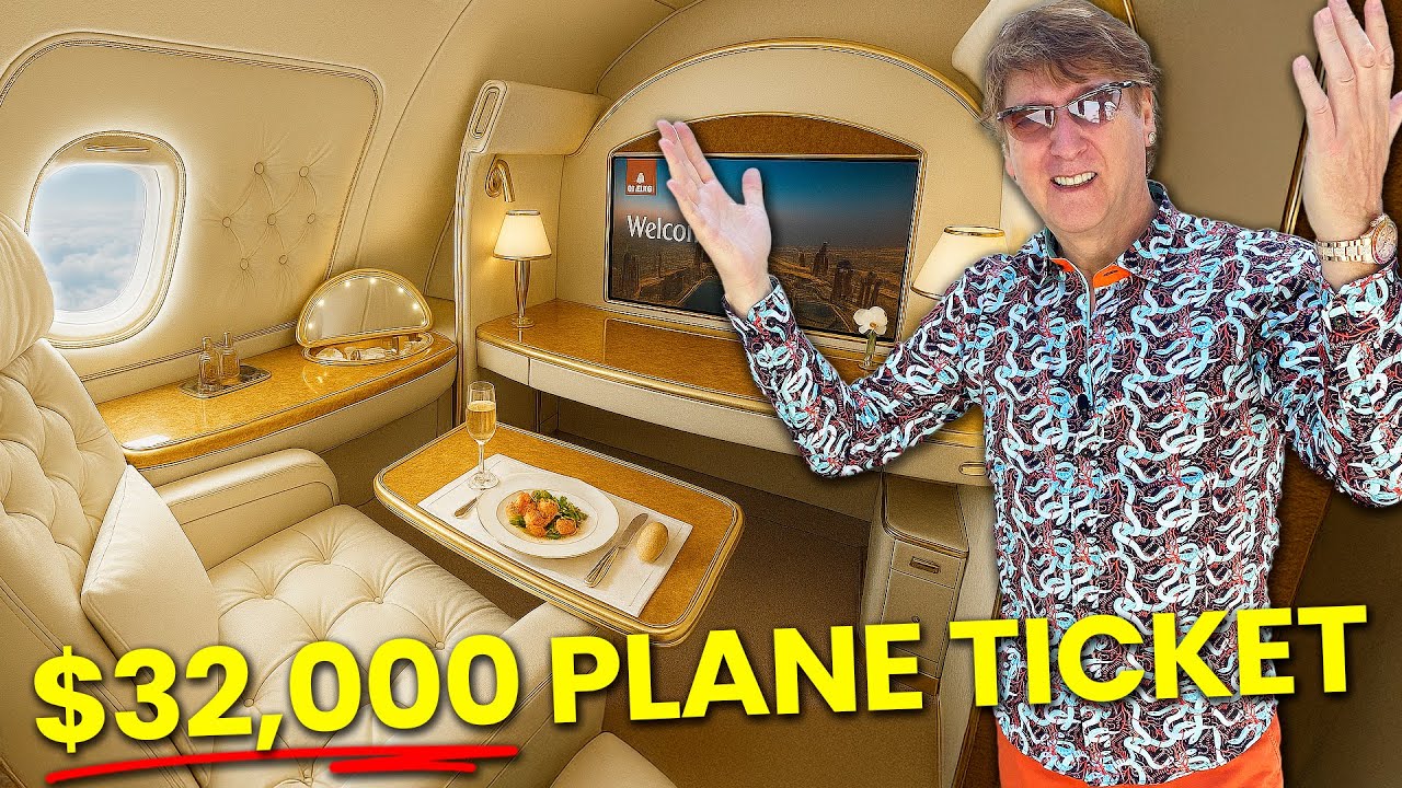 MY $32,000 EMIRATES FIRST CLASS FLIGHT!