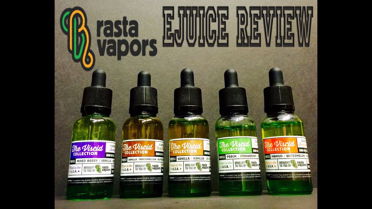 Ejuice Mondays Rasta Vapors Eliquid Full Line Review