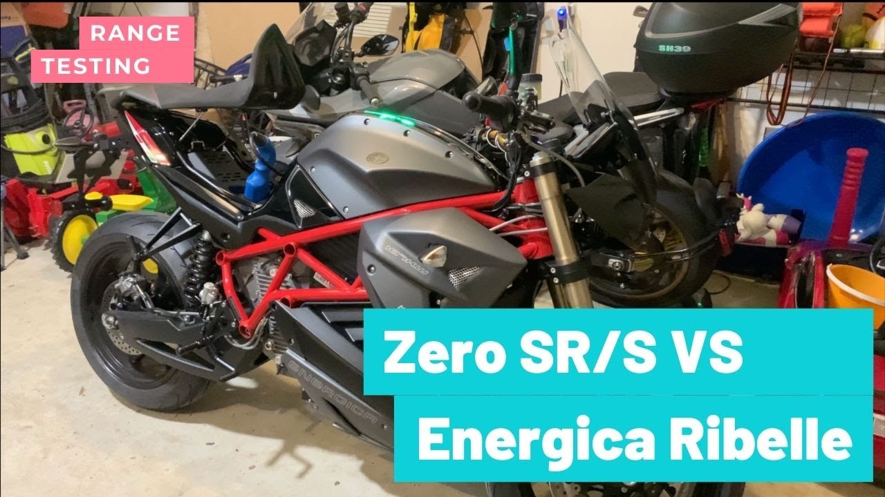 Real world range of Zero SR/S vs Energica (non-EMCE) Eva Ribelle