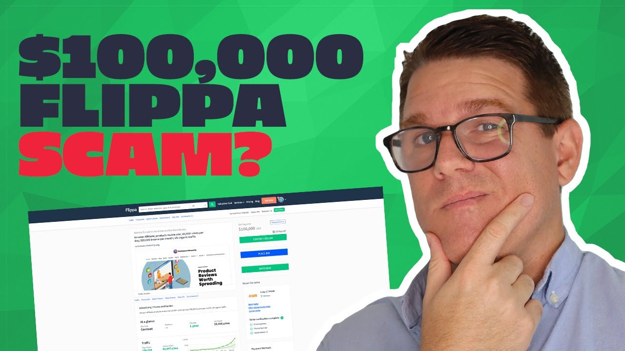 $100,000 Flippa Scam Analysis: How a Spam Site Built on an Expired Domain is Making Huge Profit