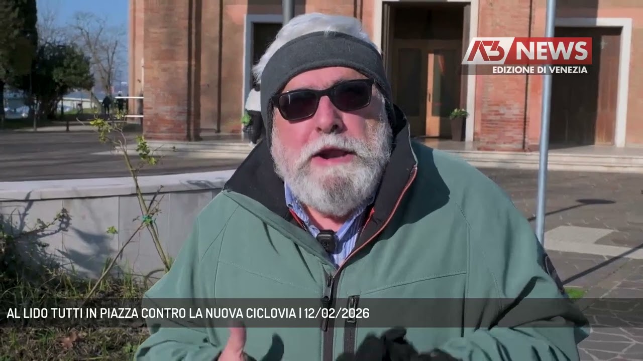 AL LIDO TUTTI IN PIAZZA CONTRO LA NUOVA CICLOVIA | 12/02/2026
