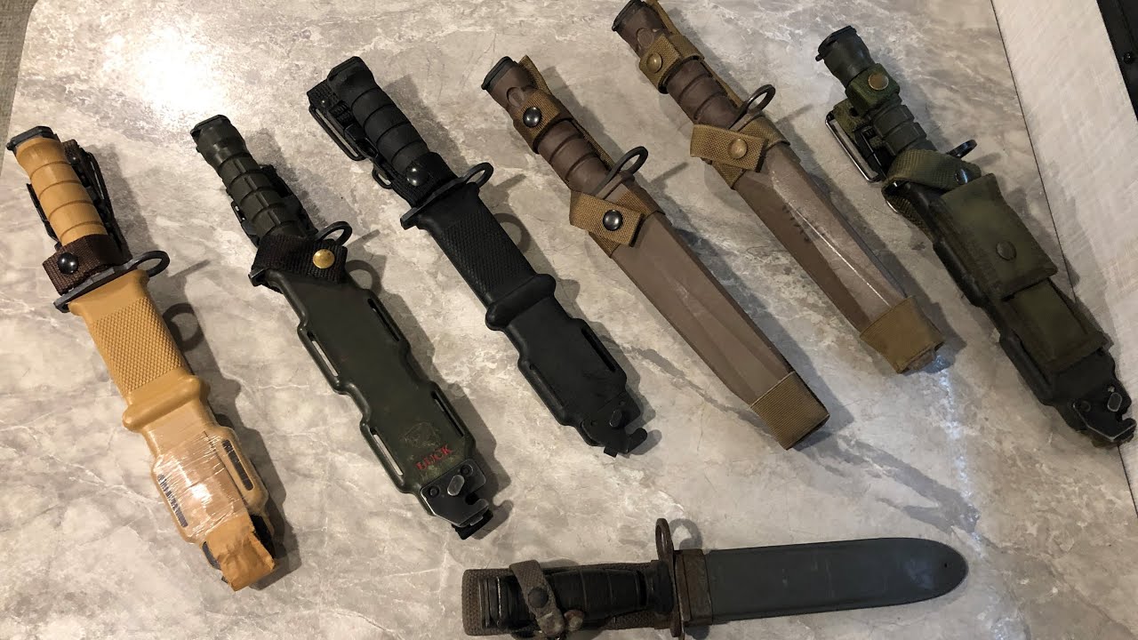 My M9 Bayonet Collection Carbine vs Midlength for an AR 15
