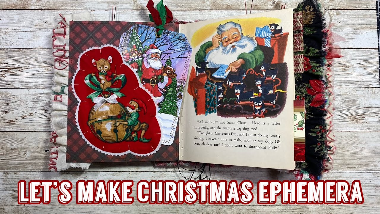 Christmas Ephemera Making