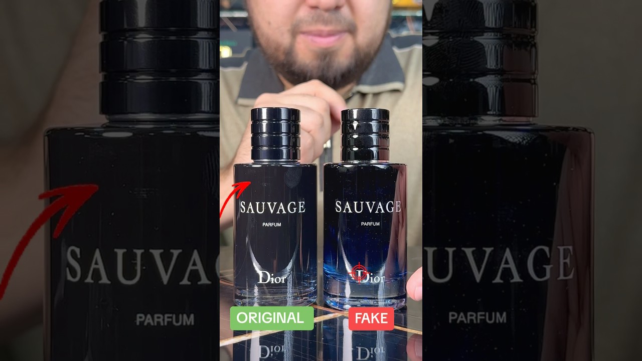Dior Sauvage Parfum Fake & Original differentiation #fragrance #parfum #fpy #foryou