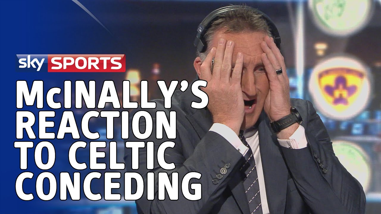 Alan McInally's reaction to Celtic conceding to Maribor in the Champions League