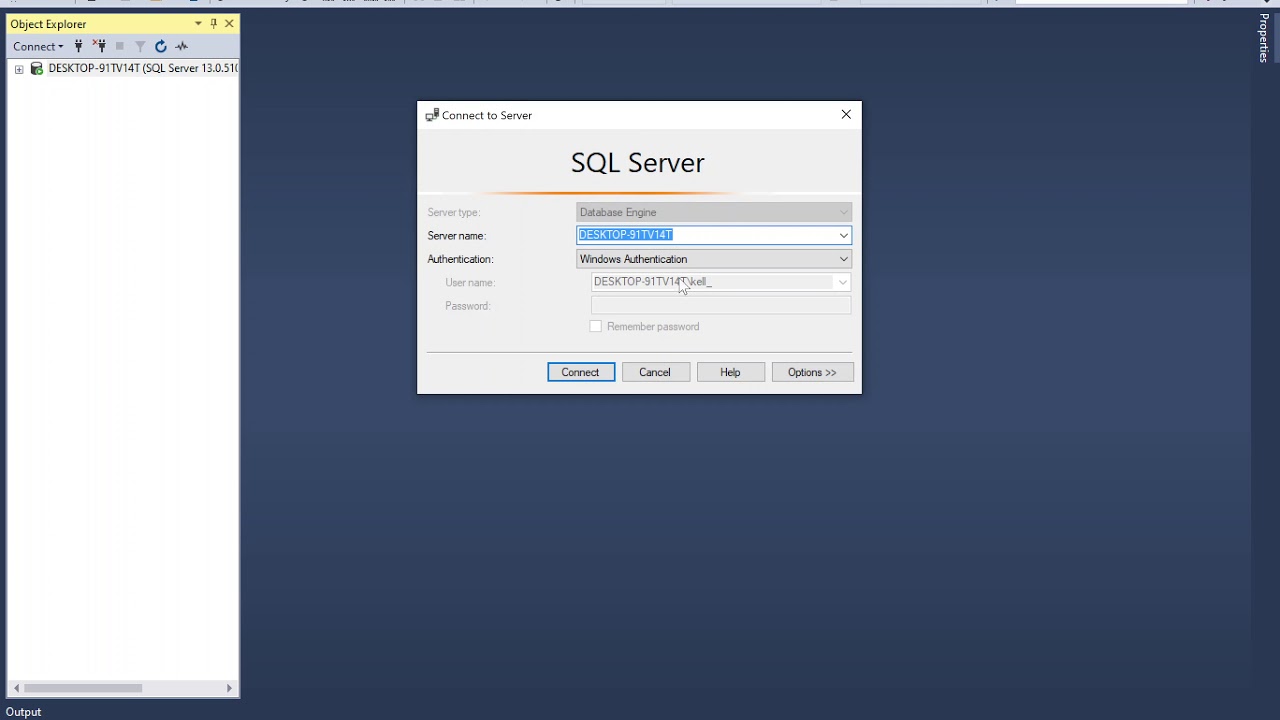 MS SQL tutorial - Introduction to SQL describing SSMS and databases in general.