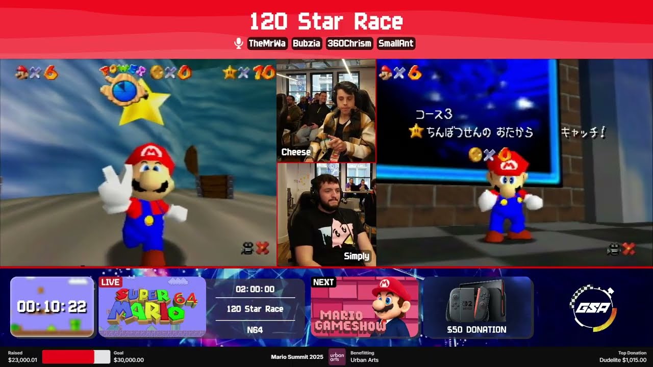 Super Mario 64 Speedrun Race by Simply & Cheese | Mario Summit 2025