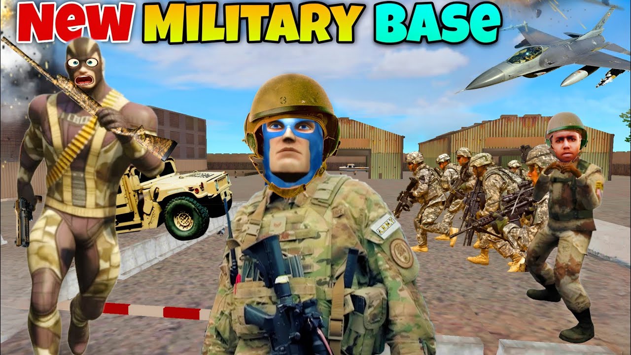 Rope Hero Open a Big Military Base In Gta 5 | Rope Hero Vice Town