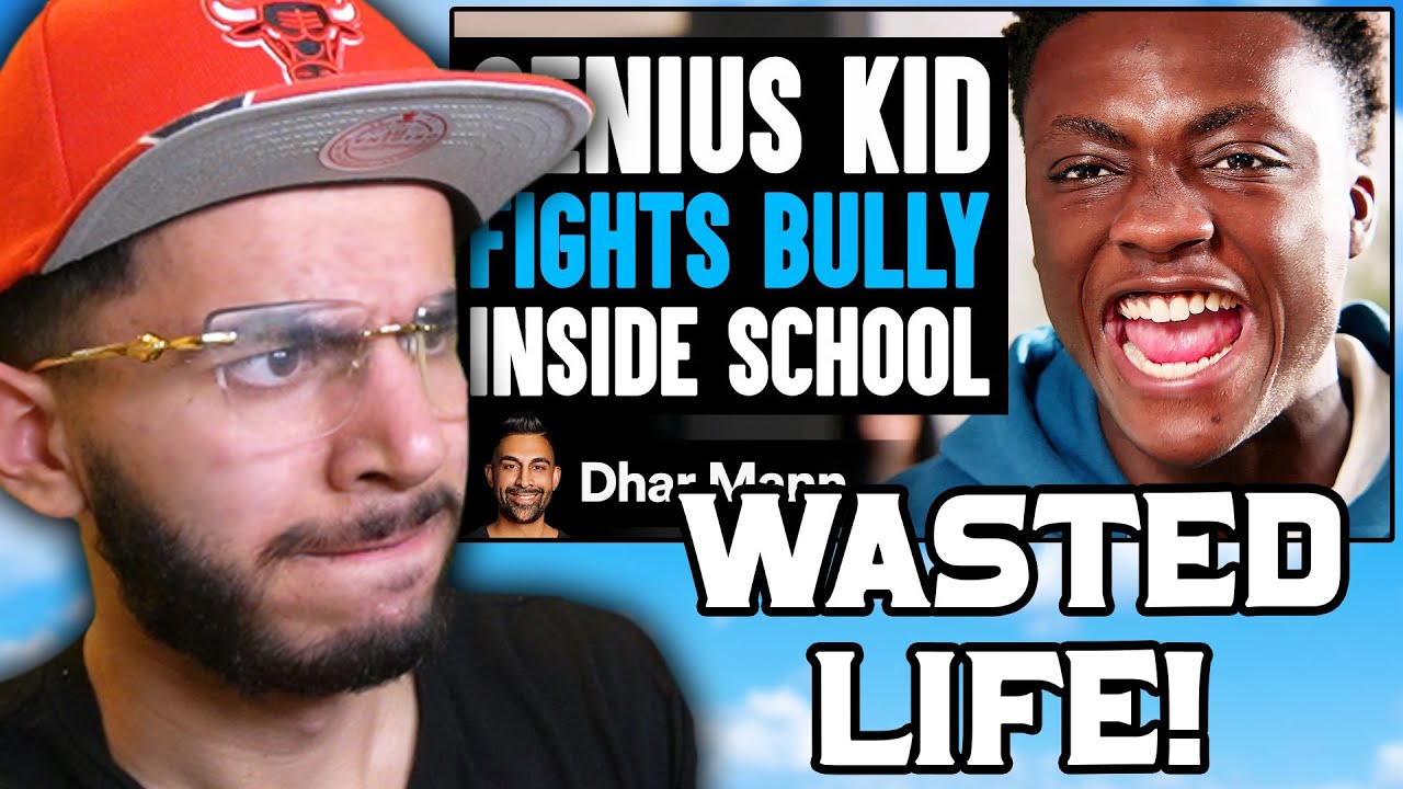 GENIUS KID Fights MEAN KID Inside SCHOOL (Dhar Mann) | Reaction!