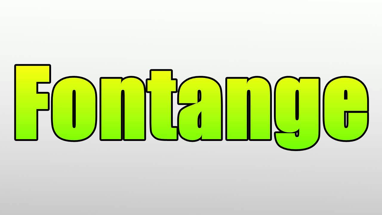 Fontange