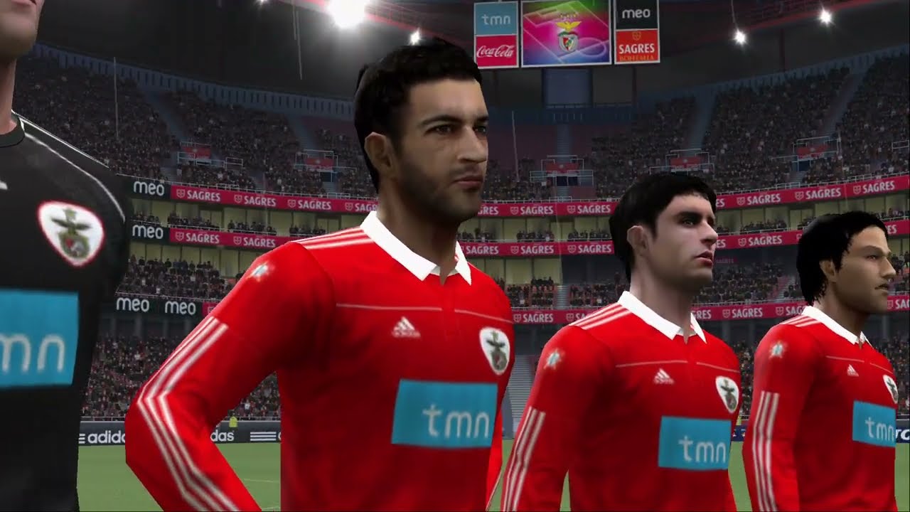 PES 2011 [PS2] | SL Benfica - FC Barcelona (2-8) Match [English Speaker]