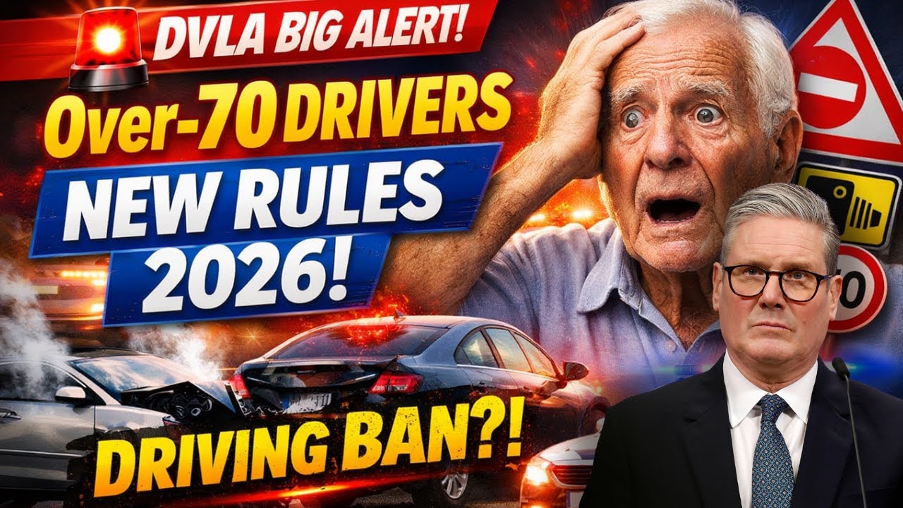 🚨 DVLA Big Alert! Over-70 Drivers New Rules 2026 | Driving Ban Update
