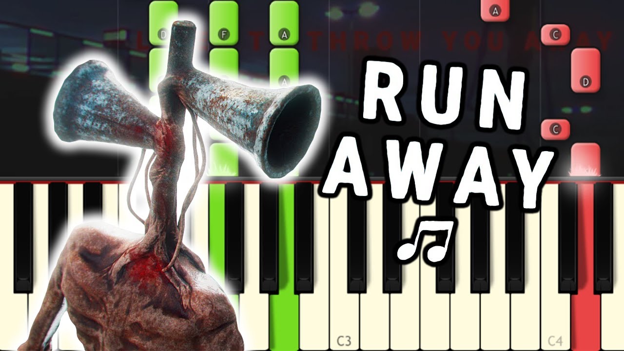 Siren Head - Run Away Song [Piano Tutorial]
