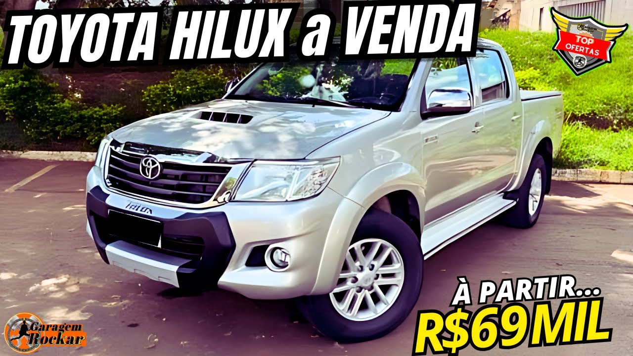A MAIS PEDIDA TOYOTA HILUX BARATA a VENDA PICK UP COMPLETA DIESEL 4X4 à PARTIR DE 69 MIL #hilux