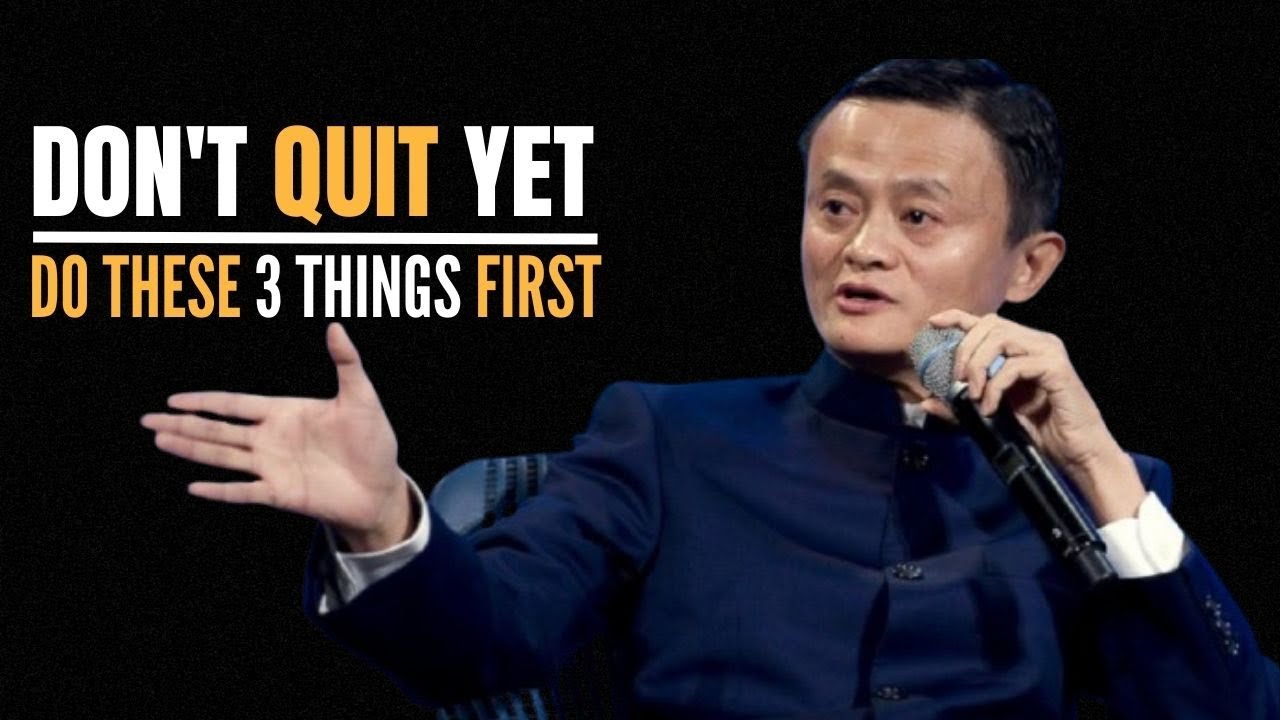 The 3 Things You Must Do Before You Ever Quit | A Motivational Speech