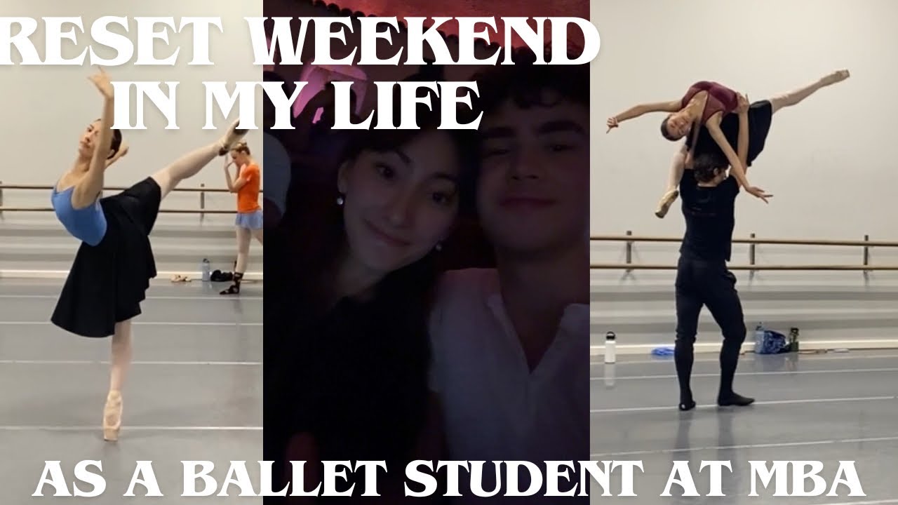 RESET WEEKEND IN MY LIFE: as a student at Master Ballet Academy (cleaning, dancing, relaxing, etc.)