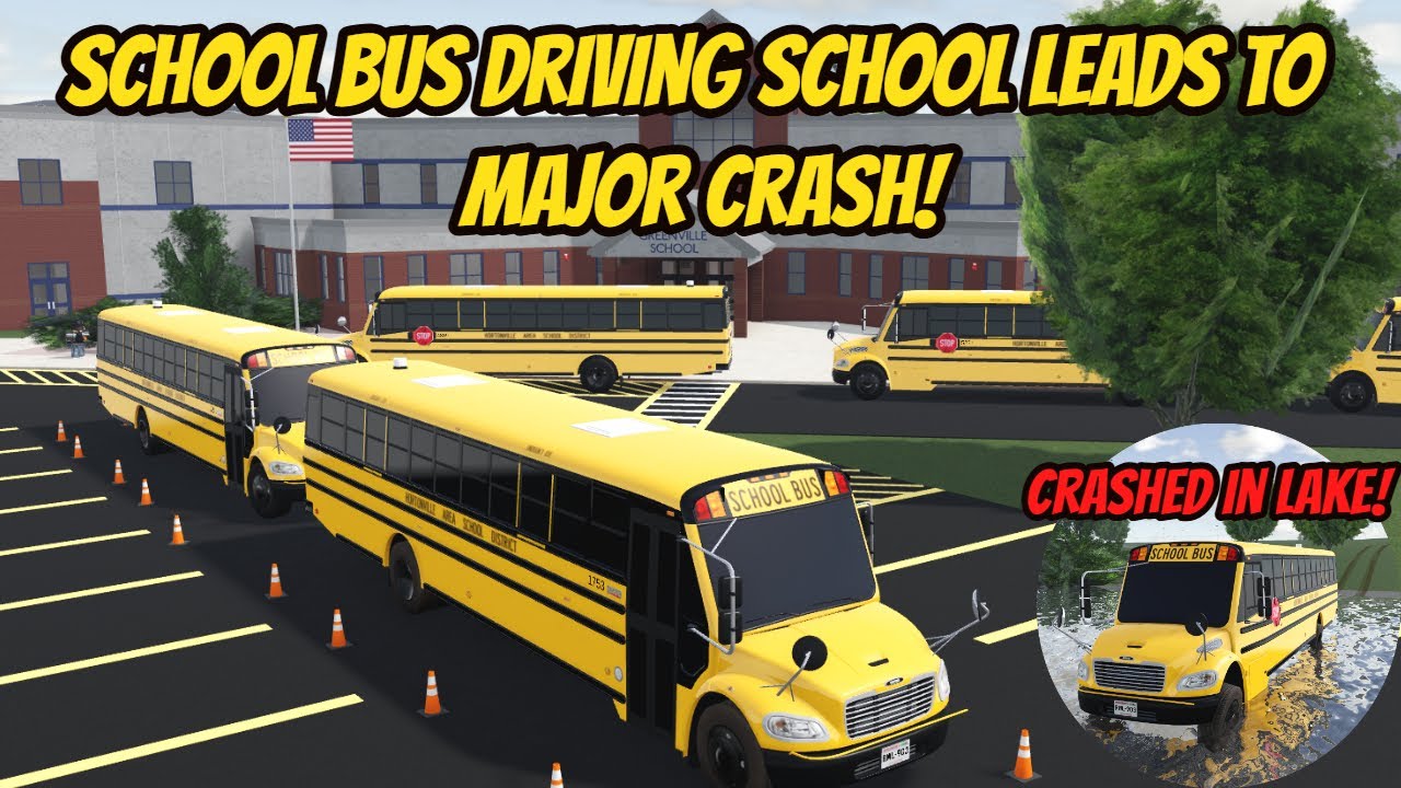 Гринвилл, Висконсин Roblox l Класс вождения школьного автобуса *СПАСЕНИЕ ПОСЛЕ КРУТОЙ АВАРИИ* Рол...