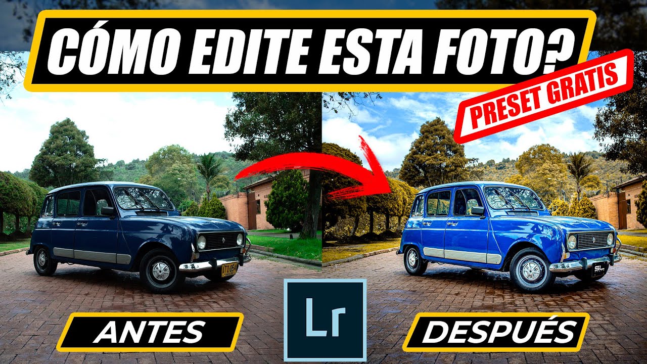 ✔️ Cómo EDITO en LIGHTROOM + PRESET GRATIS 🤑 (Coches Autos Carros) Fotografía Automotriz📸