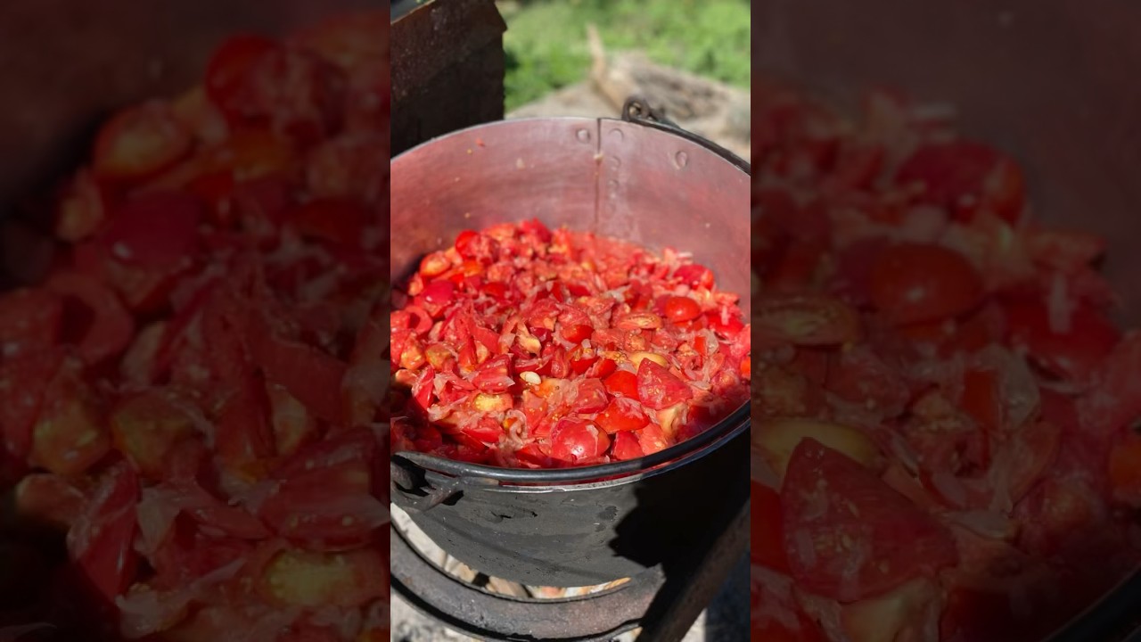 Ketchup de casa la ceaun doar cu cateva ingrediente - reteta intreaga pe pagina mea