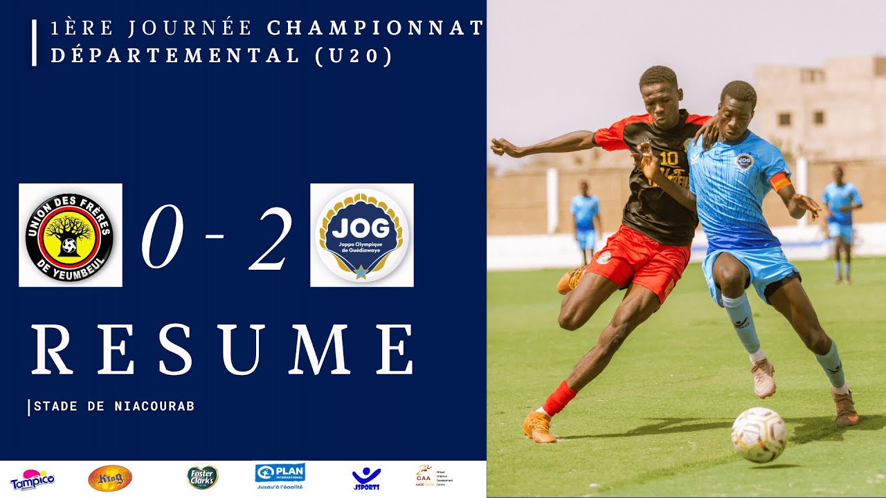 1e Journée de CHAMPIONNAT REGIONAL  UF YEUMBEUL 0️⃣- 2️⃣ JOG