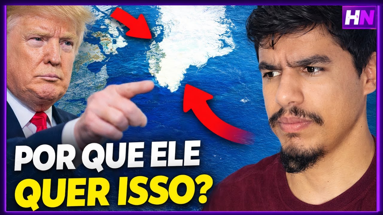 O QUE ESTÁ ACONTECENDO ENTRE TRUMP E A GROENLÂNDIA? #trump