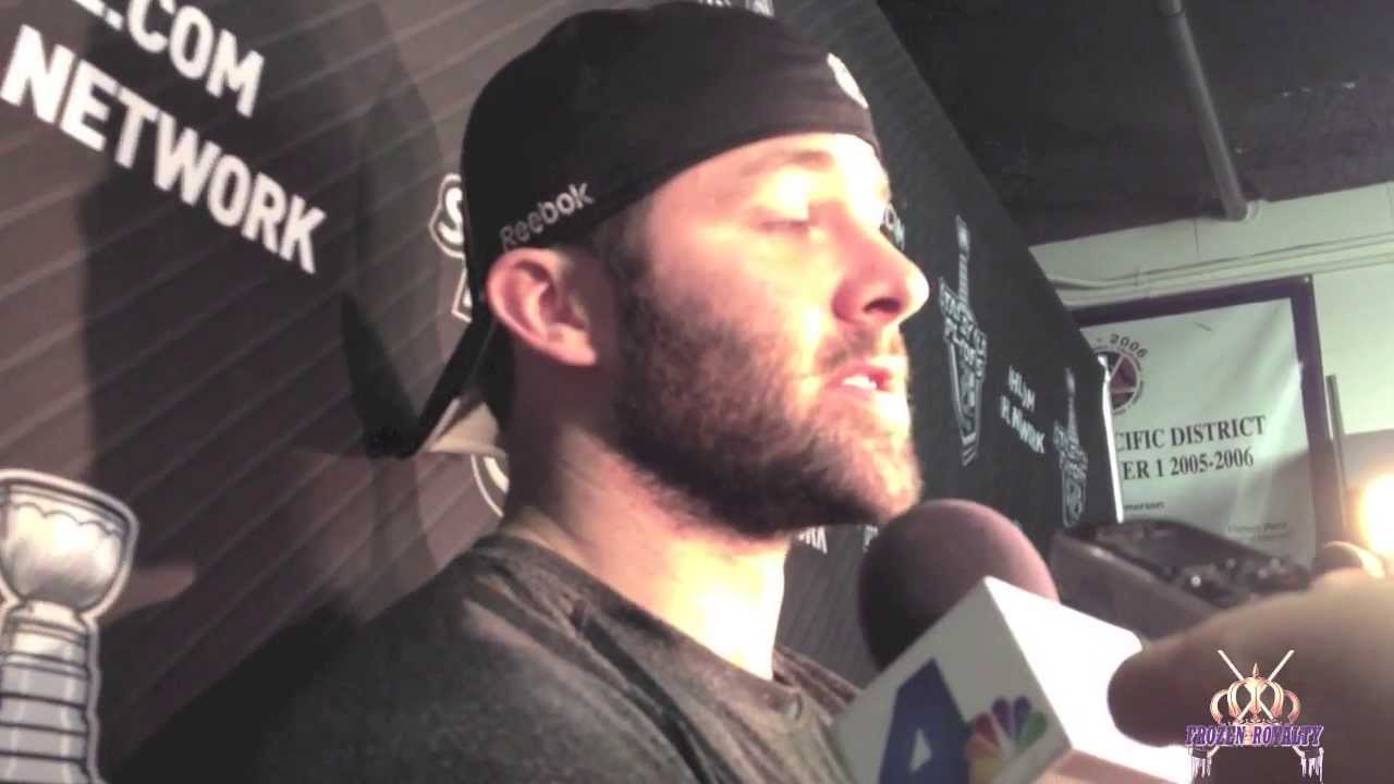 Los Angeles Kings Left Wing Dustin Penner, Media Interview, May 9, 2013