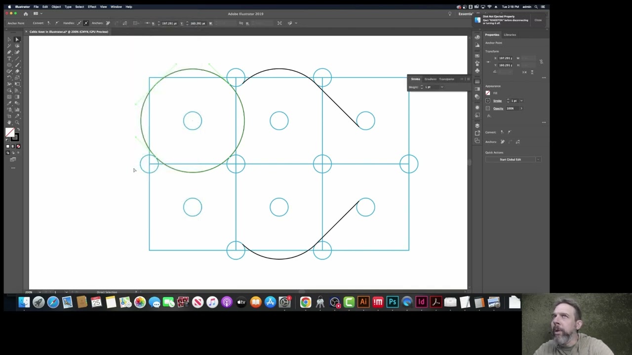 Illustrator Celtic Knot Exercise Support video