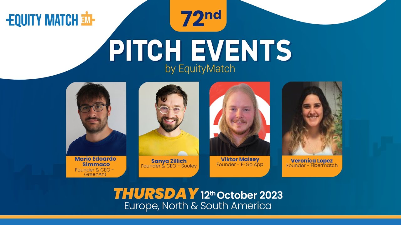 Pitch Events by EquityMatch - Europe | October 12, 2023 - Live