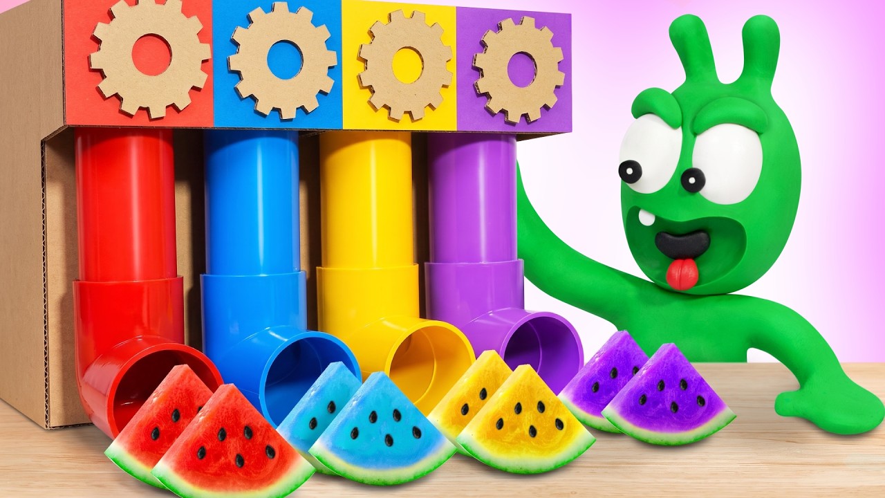 Pea Pea Explores Colorful Pipes Vending Machine - Adventure for kids