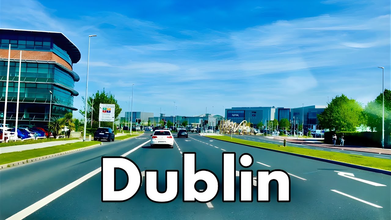 4K Dublin Drive - Liffey Valley - Dashcam Ireland 2025 - Driving Downtown