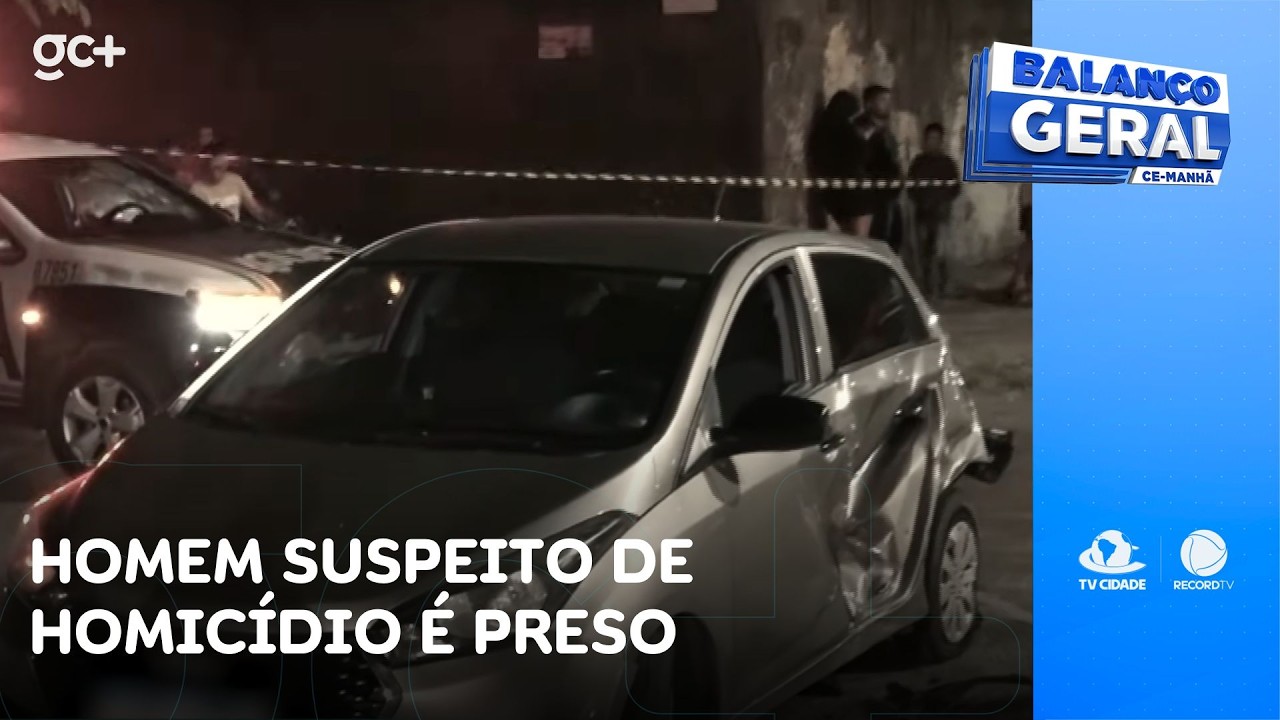 Homem suspeito de homicídio é preso em cidade do Piauí após ação integrada | Balanço Geral CE Manhã