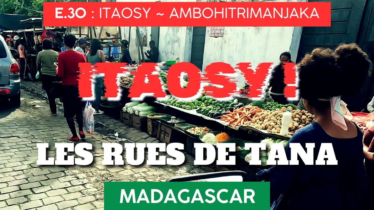 Quartiers d'Antananarivo E30, Madagascar 🇲🇬 D'Itaosy au chemin des Marais d'Ambohitrimanjaka [4K]