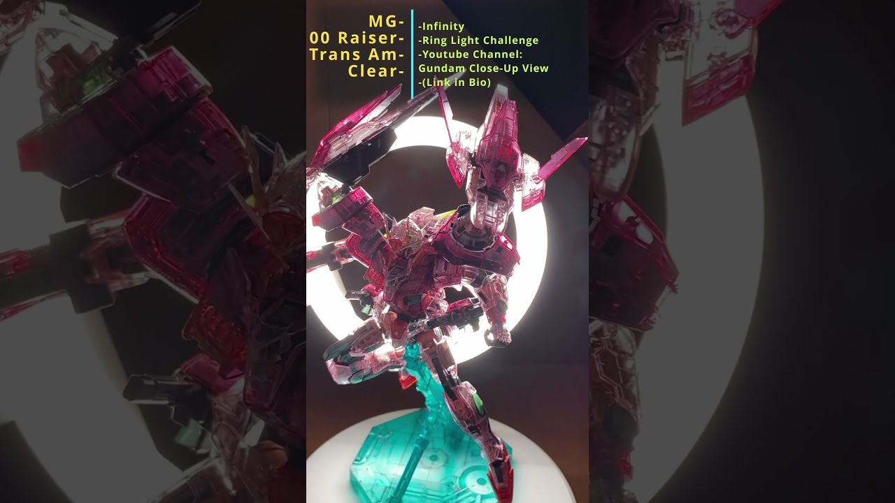 00 Raiser Trans Am Clear - Ring Light Challenge #shorts