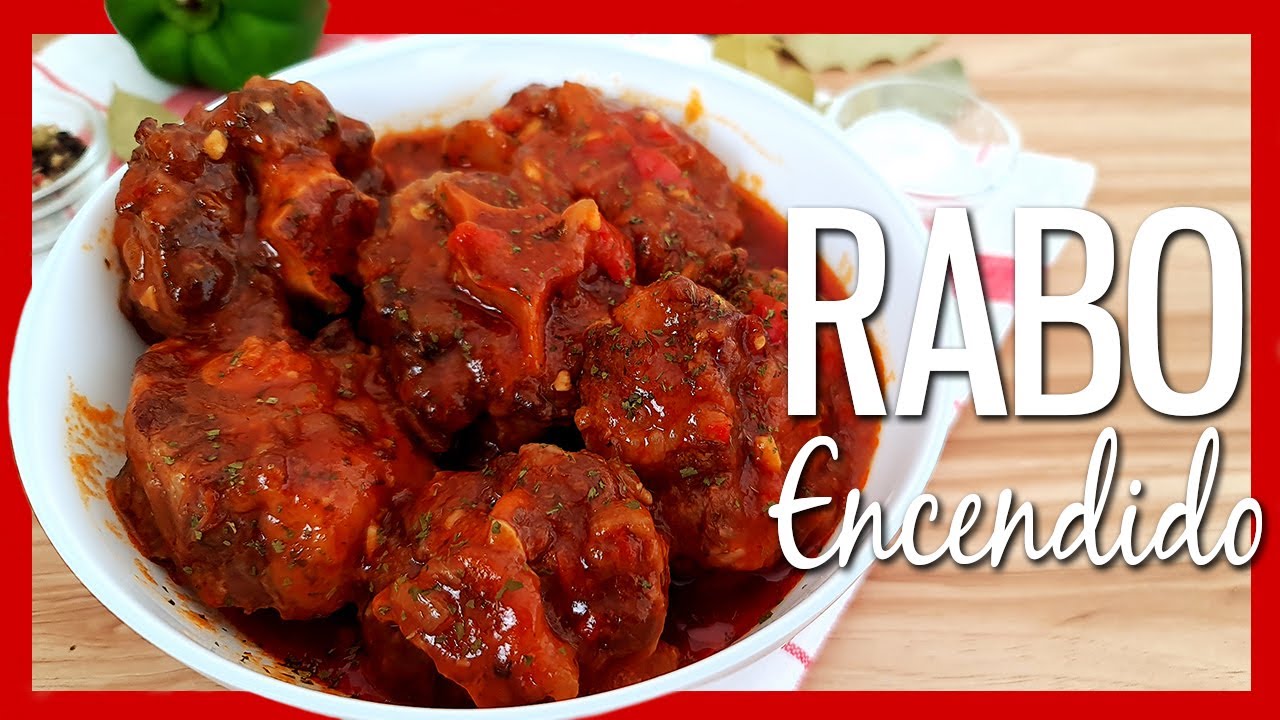 😋 RABO ENCENDIDO CUBANO ► Cómo Hacer RABO de TORO Tierno y Fácil