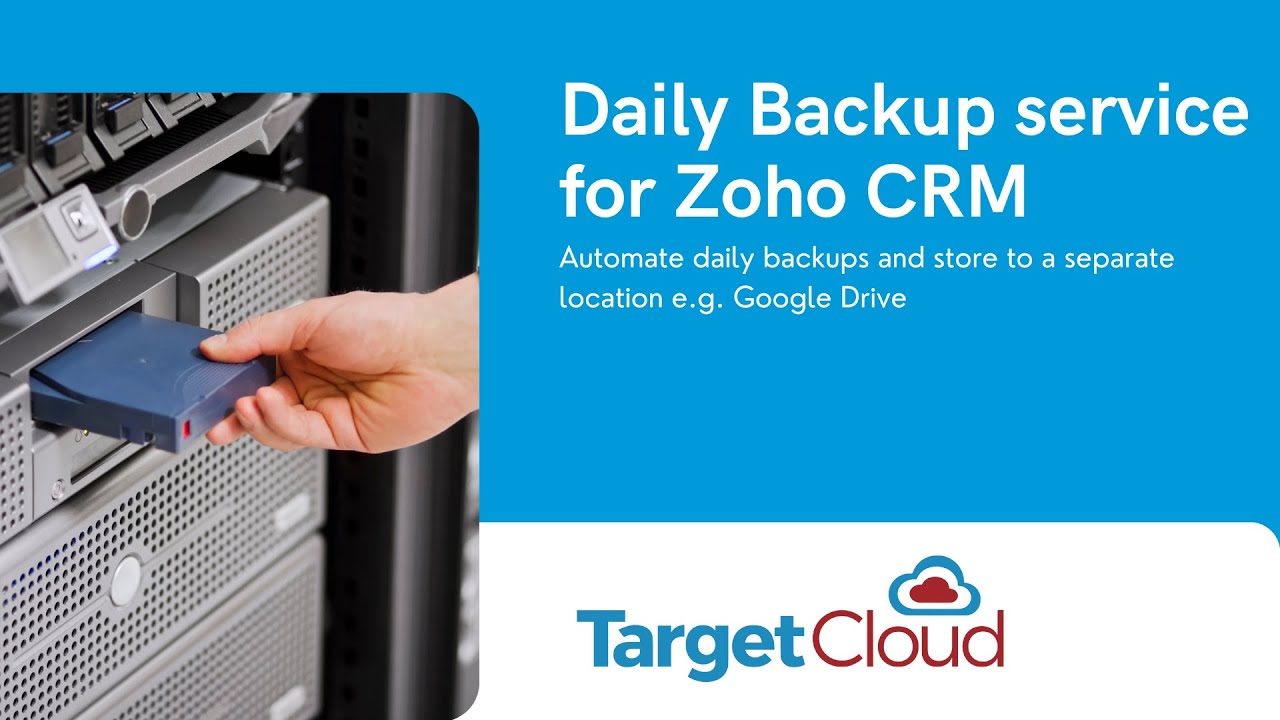 Daily Backups for Zoho CRM