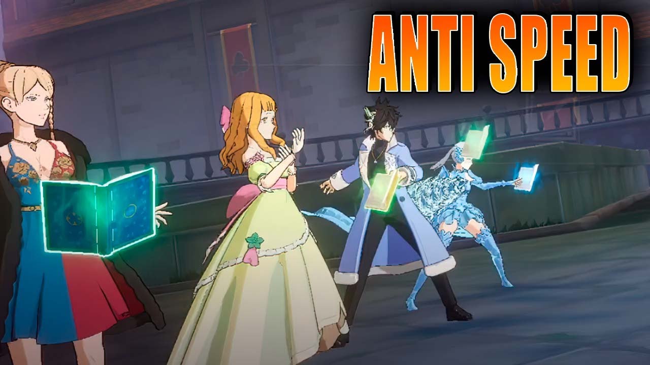 EQUIPO ANTI SPEED CON YUNO ROJO Y NOELLE VALKYRIE | Black Clover M (Mobile)