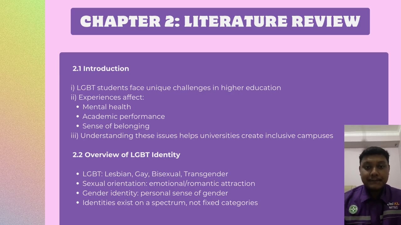 WEB 20302 TECHNICAL REPORT : LGBTQ ISSUES AMONG UNIVERSITIES STUDENTS 