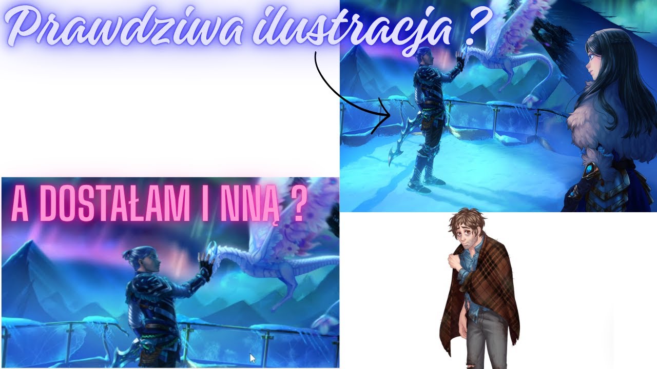 Eldarya - Co jest z tą ilustracją ? A i Spotykamy innego człowieka. odc 5 i 6 cz3 i 1