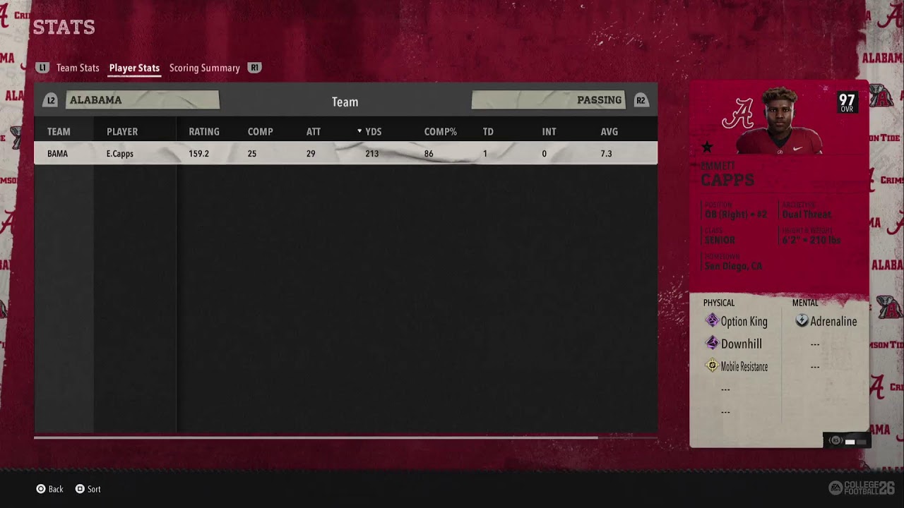 College Football 26 OG Dynasty 2032 Week 8 #1 Alabama @ Texas A&M