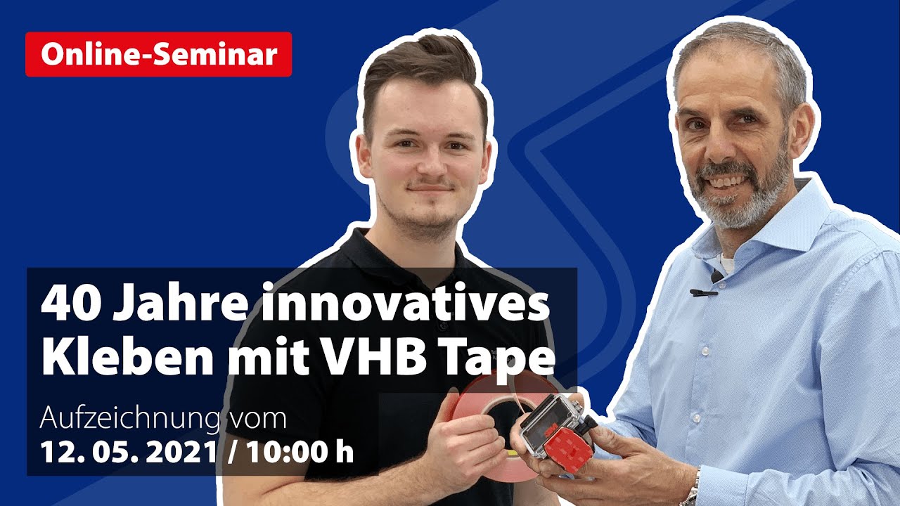 40 Jahre Innovatives Kleben mit  3M VHB Tape – Niederenergetische Werkstoffe? Kein Problem!