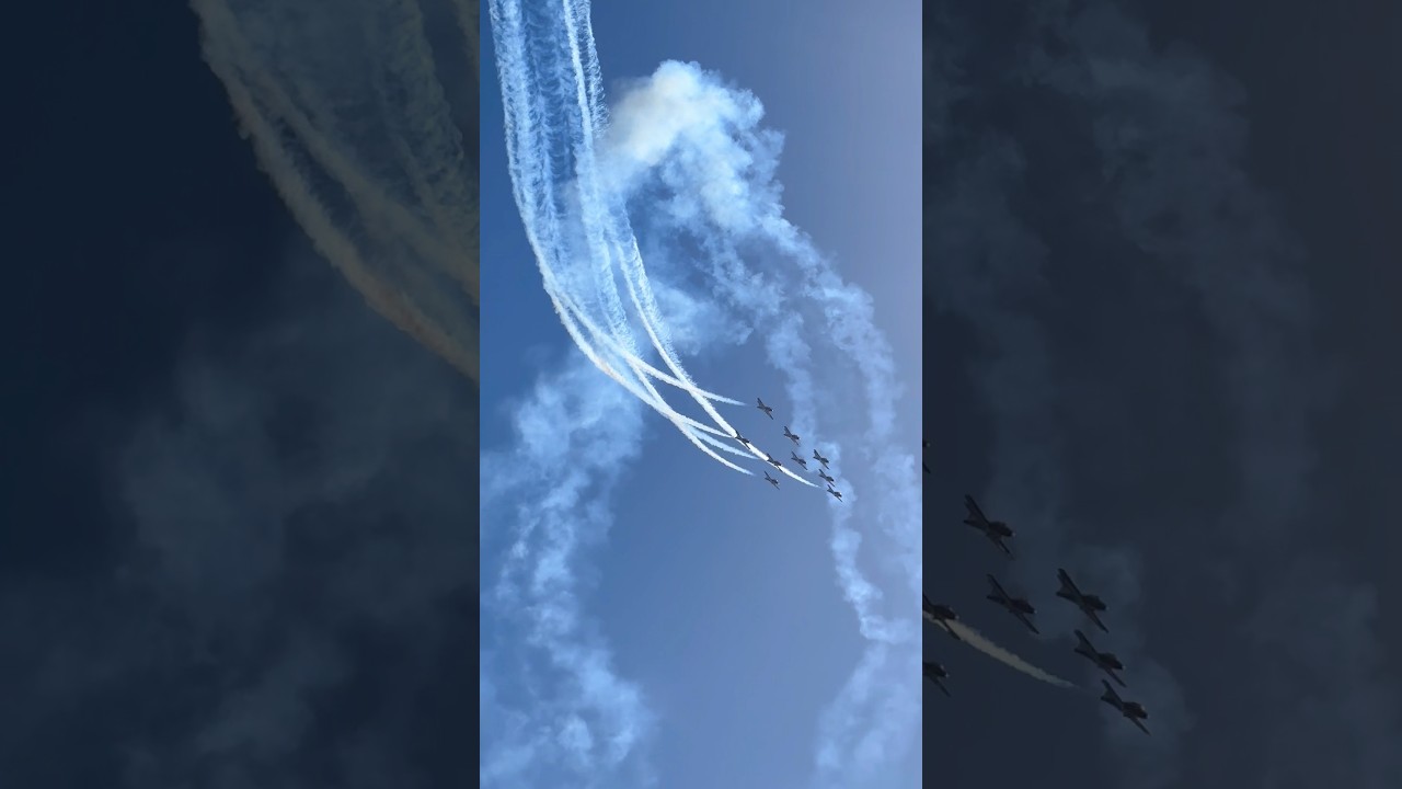 Another small piece of the SNOWBIRDS demonstration during the Pacific Airshow